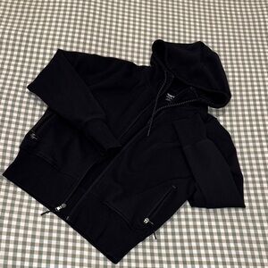 Old Navy Active Black Fleece Jacket